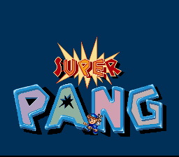 Super Buster Bros. (SNES) screenshot: The title screen