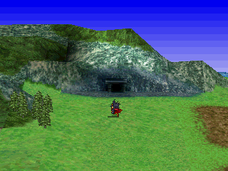 Thousand Arms (PlayStation) screenshot: Traversing the overworld