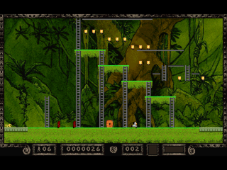 Lode Runner Extra (PlayStation) screenshot: Second level