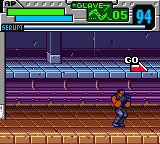 Blade (Game Boy Color) screenshot: An old-fashioned go arrow