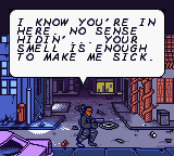 Blade (Game Boy Color) screenshot: Intro to level 1