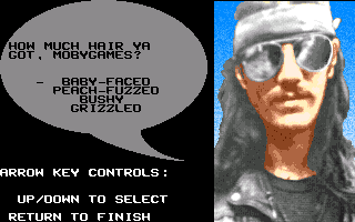 Harley-Davidson: The Road to Sturgis (Amiga) screenshot: Select difficulty