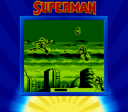Superman (Game Boy) screenshot: Mid-air collision
