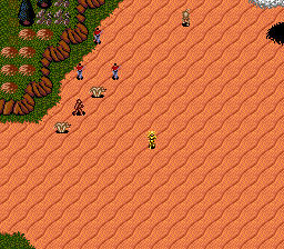 Susanoō Densetsu (TurboGrafx-16) screenshot: The more you walk around without fighting, the more enemies you see. Check this out :)