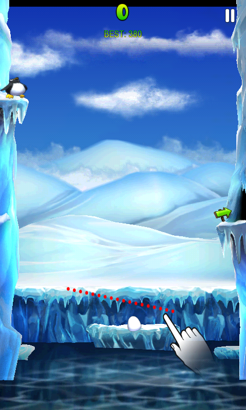 Penguin Palooza (Android) screenshot: Starting out