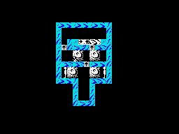 Quadrax (ZX Spectrum) screenshot: level 20