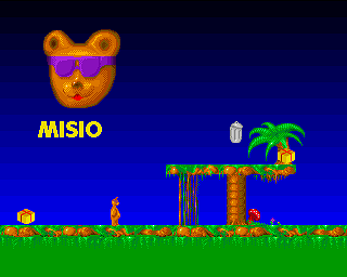 Świąteczna awaria (Amiga) screenshot: Bear