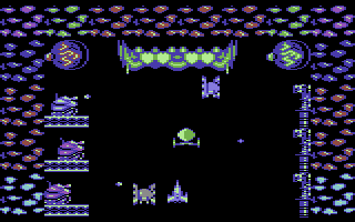 Tamer Part Two (Commodore 64) screenshot: End level chamber