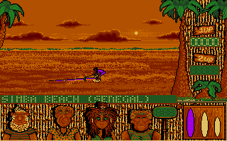 Windsurf Willy (Atari ST) screenshot: Let's get it up