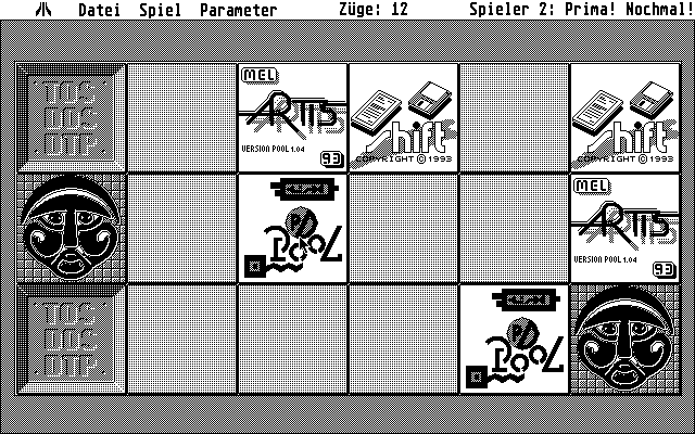 Memory.Prg (Atari ST) screenshot: A bit later