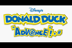 Disney's Donald Duck Adv@nce!*# (Game Boy Advance) screenshot: Title screen