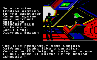 Screenshot of Space Rogue (Atari ST, 1989) - MobyGames