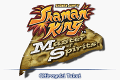 Shaman King: Master of Spirits (Game Boy Advance) screenshot: Title Screen