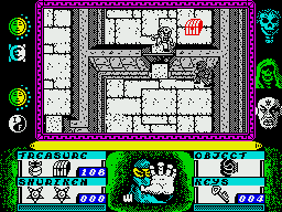 Avenger (ZX Spectrum) screenshot: Handsome Yaemon.