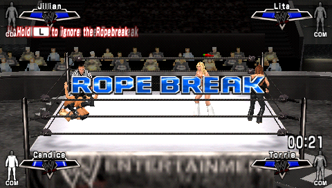 Screenshot of WWE Smackdown vs. Raw 2007 (PSP, 2006) - MobyGames