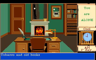 Mortville Manor (Amiga) screenshot: Office