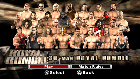 Screenshot of WWE Smackdown vs. Raw 2007 (PSP, 2006) - MobyGames