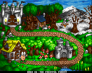 Blockhead 2 (Amiga) screenshot: Level progression