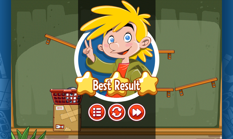 Amazing Alex (Android) screenshot: Getting a score
