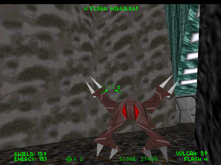 Descent Maximum (PlayStation) screenshot: Brown enemy