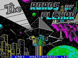 Plexar (ZX Spectrum) screenshot: Loading screen