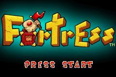 Fortress (Game Boy Advance) screenshot: Title screen
