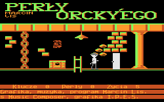 Perły Orcky'ego (Atari 8-bit) screenshot: Doors