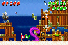 Fortress (Game Boy Advance) screenshot: Pirate random monster