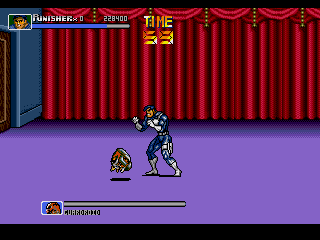 The Punisher (Genesis) screenshot: I beat him. I KNEW Kingpin was behind this!