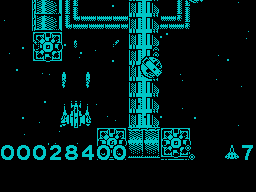 Hades Nebula (ZX Spectrum) screenshot: Bonus weapons.