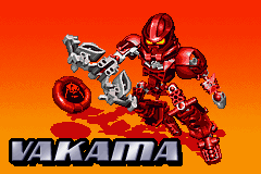 Bionicle: Maze of Shadows (Game Boy Advance) screenshot: Intro showing the characters (yet again)