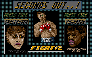 Seconds Out (Atari ST) screenshot: Fighter 2