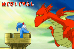 Fortress (Game Boy Advance) screenshot: Medieval level loading screen