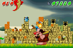 Fortress (Game Boy Advance) screenshot: Medieval random monster