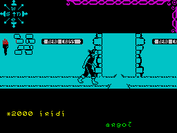 Dun Darach (ZX Spectrum) screenshot: A junction