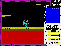 Zub (ZX Spectrum) screenshot: Fifth planet.