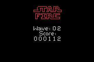 Star Fire (Atari 2600) screenshot: Wave 2