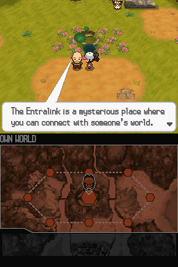 Pokémon Black Version (Nintendo DS) screenshot: The Entralink would be a fun multiplayer feature if anyone ever used it.