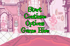 Foster's Home for Imaginary Friends (Game Boy Advance) screenshot: Main menu