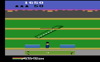 Keystone Kapers (Atari 2600) screenshot: The starting location for each level