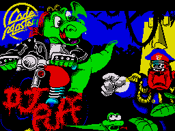 DJ Puff (ZX Spectrum) screenshot: Loading screen