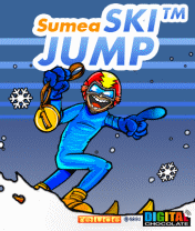 Sumea Ski Jump (J2ME) screenshot: Title screen