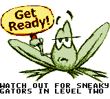 Frogger (Game Boy Color) screenshot: Get ready for level 2