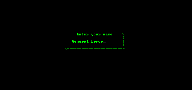 Aliens: Roguelike (Windows) screenshot: Enter your name!