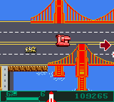 BattleTanx (Game Boy Color) screenshot: Make your way across!