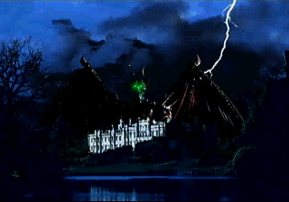 Virtual Hydlide (SEGA Saturn) screenshot: ..the demon Varalys comes, looking all menacing and stuff!