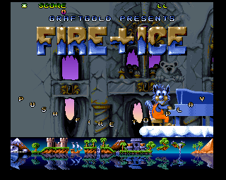Fire & Ice (Amiga CD32) screenshot: Title screen