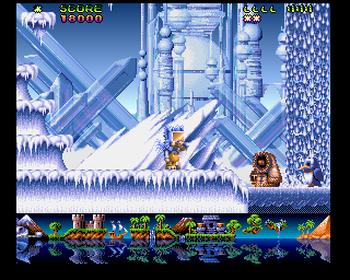 Fire & Ice (Amiga CD32) screenshot: World 1 - Level 2