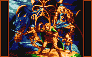 Shadow Sorcerer (Amiga) screenshot: Some nice painting