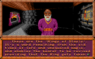 Dragonflight (Amiga) screenshot: Prologue